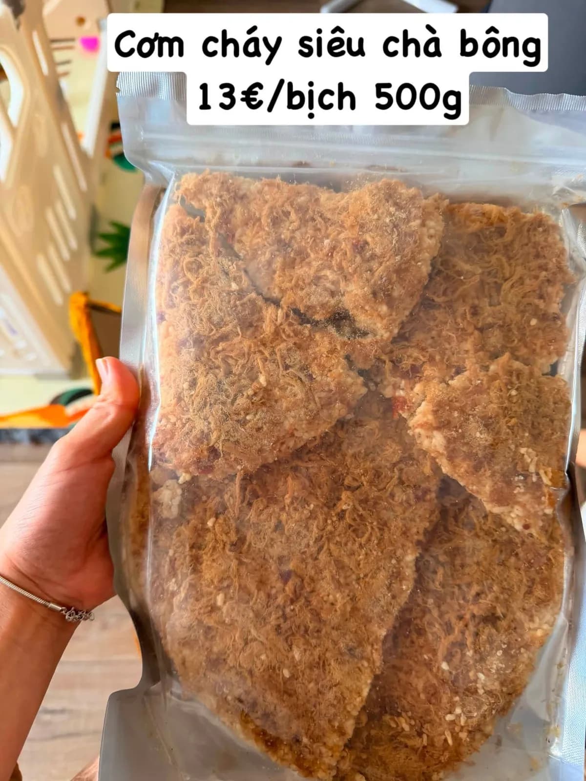 Cơm cháy siêu chà bông (500gr)