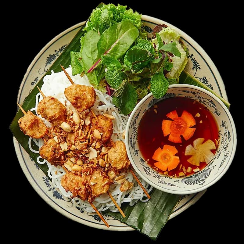 Bún seitan nướng 1