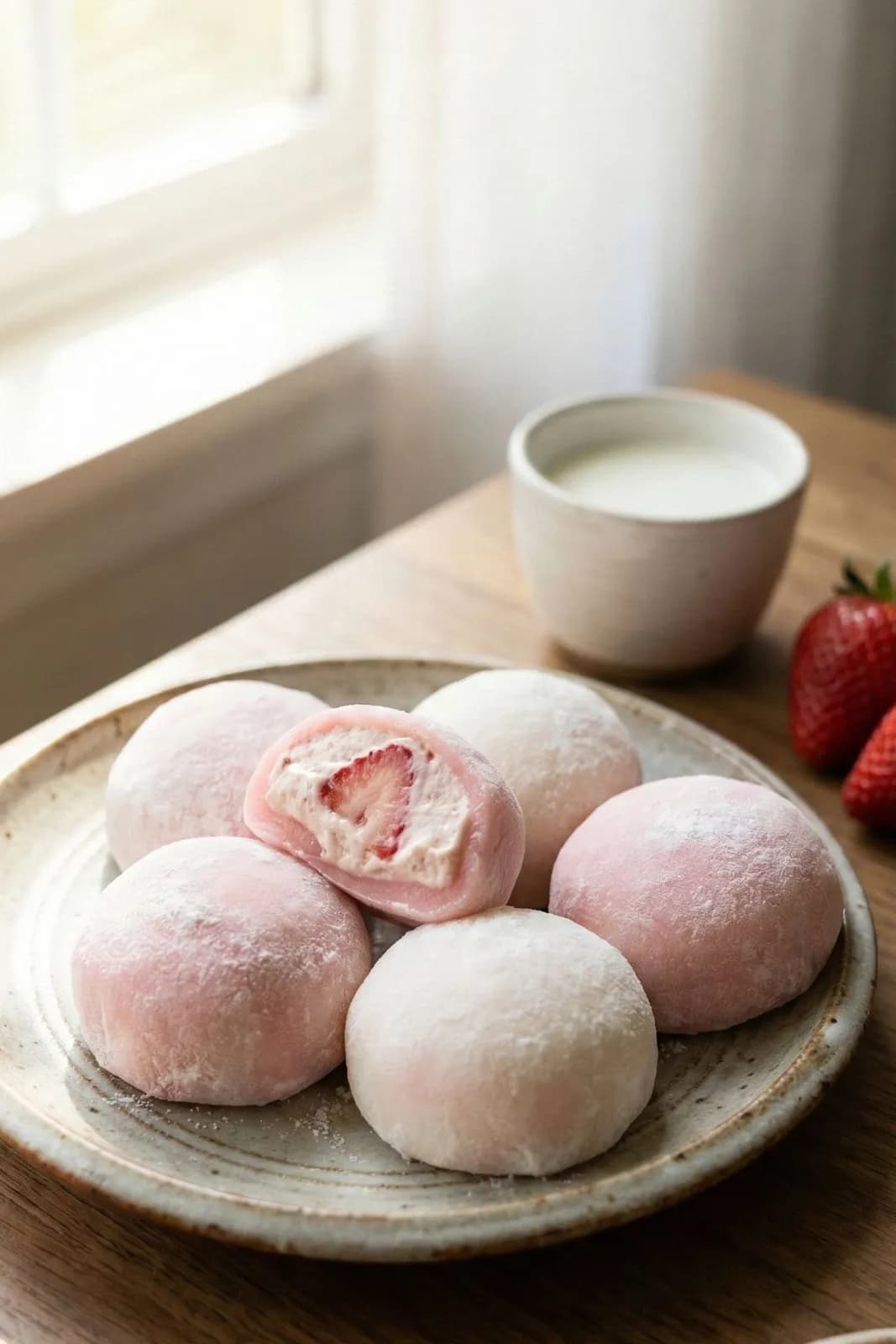 Mochi kem tươi trái cây (2 cái) 1