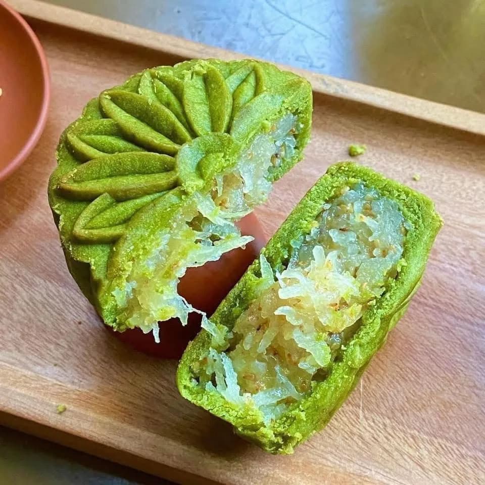 Nướng - dẻo cốm dừa