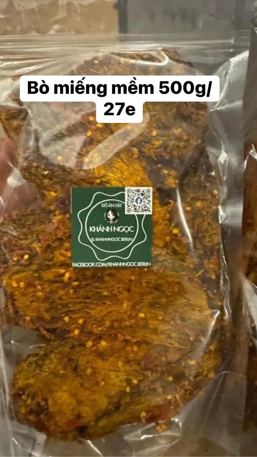 Bò miếng mềm (500gr)