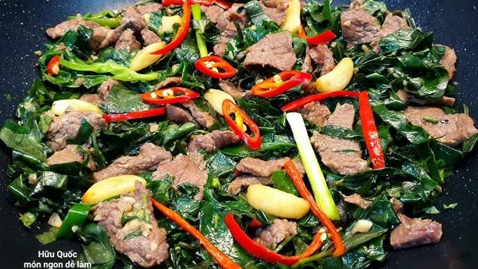 Bò xào lá lốt