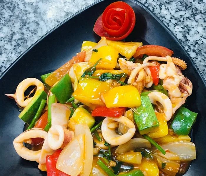 Mực xào đặc biệt