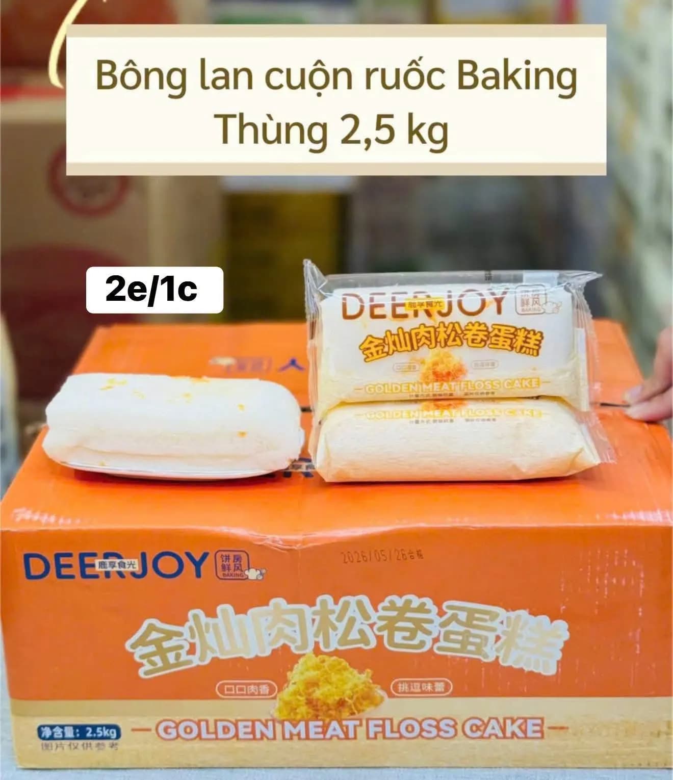 Bông lan cuộn ruốc 1