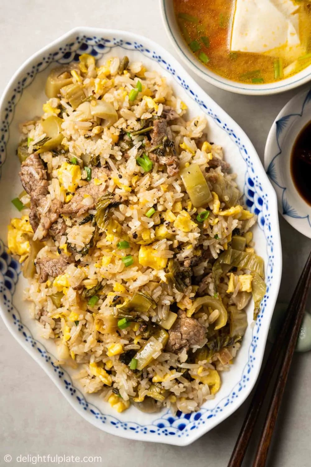 Cơm rang dưa bò 1