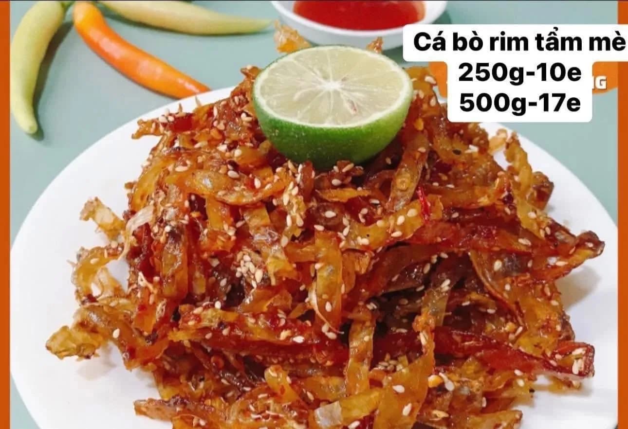 Cá bò rim tẩm mè (500gr)