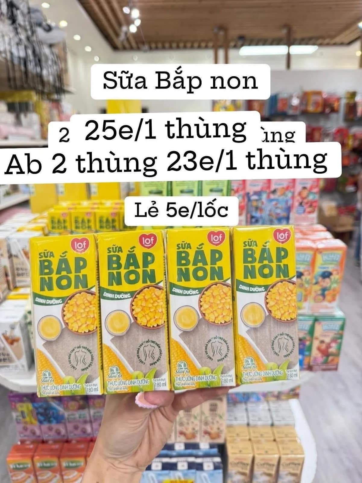 Sữa bắp non (thùng)
