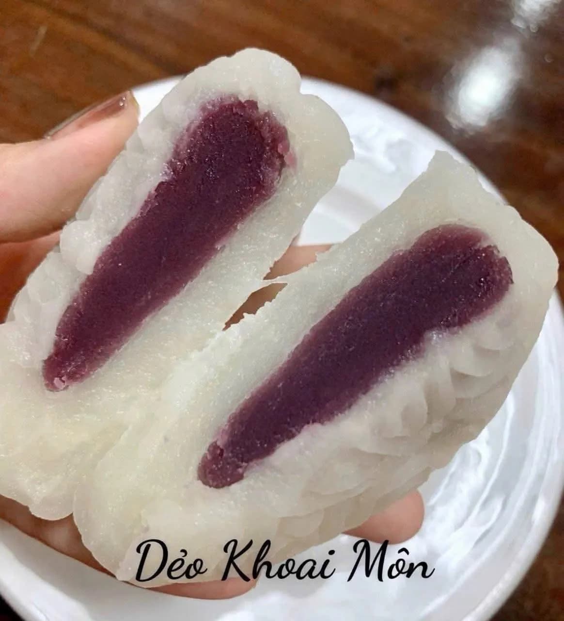 Nướng - dẻo khoai môn