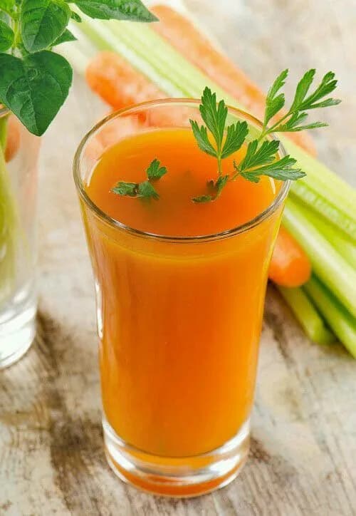 Nước ép cam táo carot gừng 1