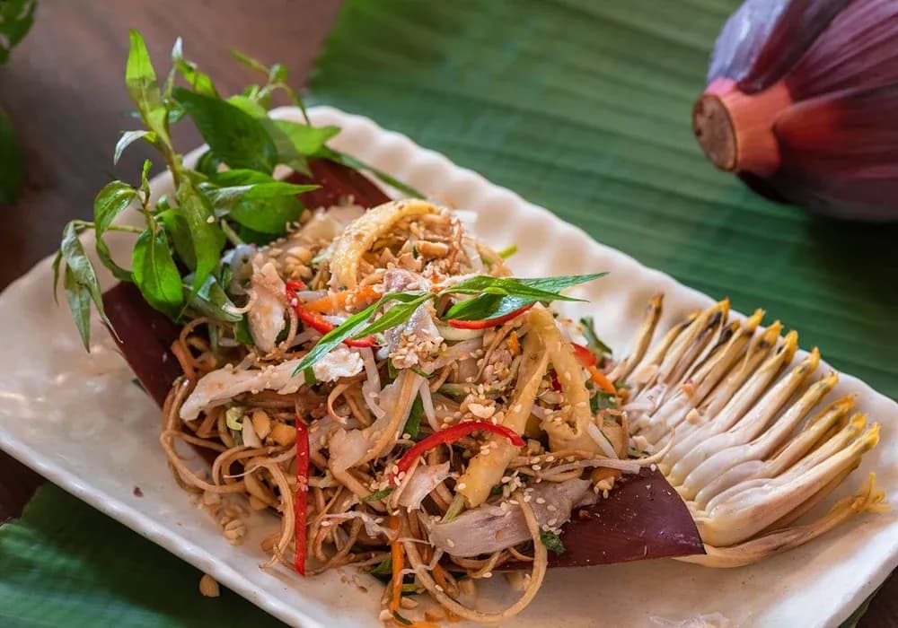 Nộm gà hoa chuối 1
