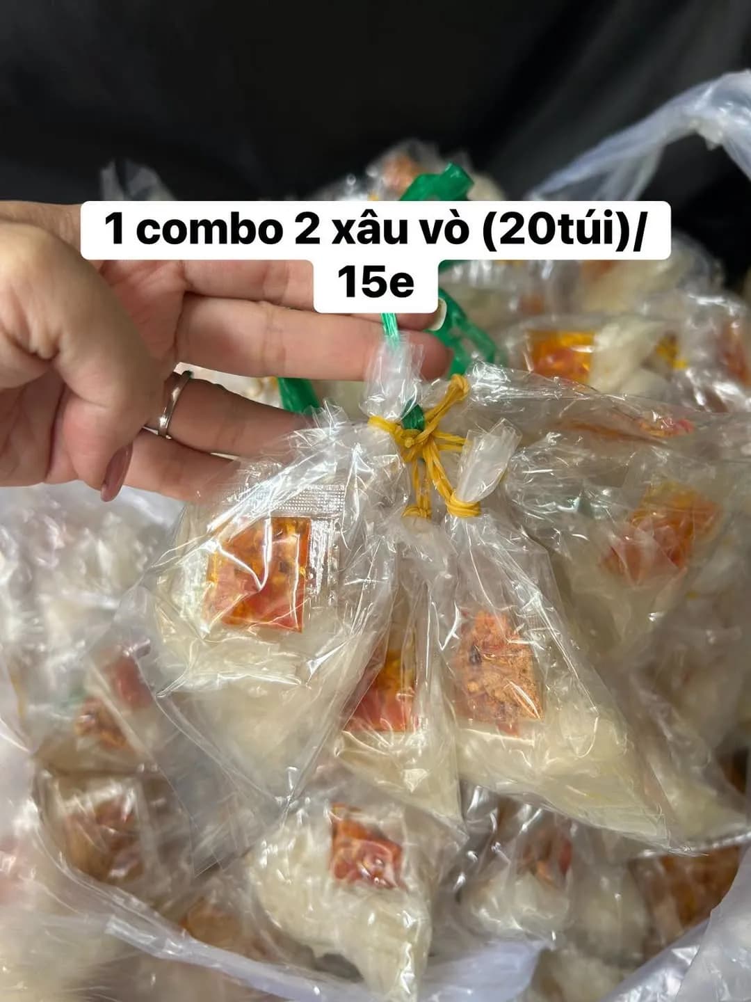 Combo 2 xâu bánh tráng vò (20 túi)