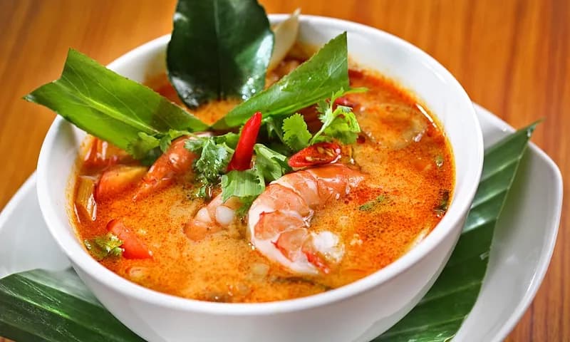Soup tomyum Tôm