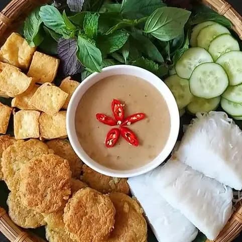 Bún đậu chay