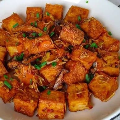 Đậu phụ sả tế