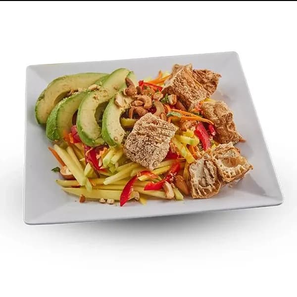 Gỏi xoài - knuspriger tofu