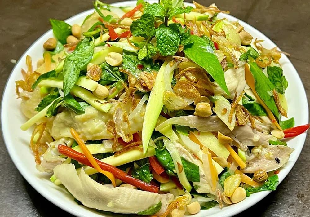 Gỏi xoài gà