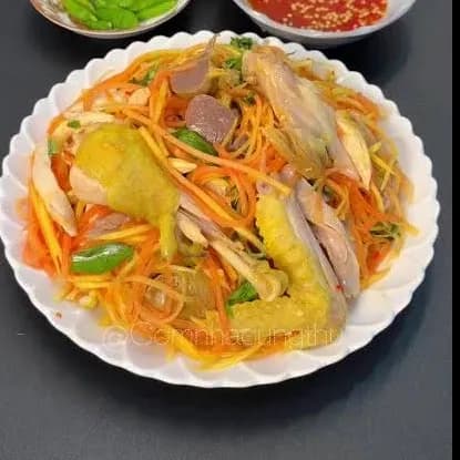 Gỏi gà trộn đu đủ